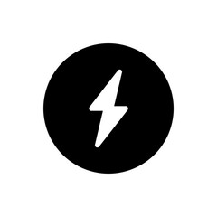 lightning bolt vector icon