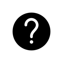 Question mark, faq Q & A , question bubble icon model. Color editable