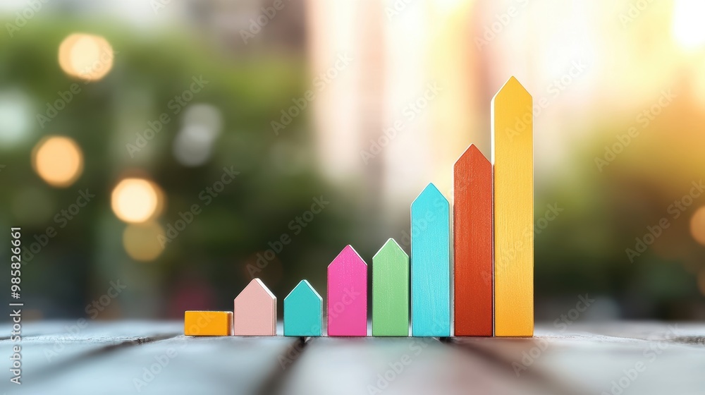 Poster a bar chart with multiple bars showcasing data comparisons, highlighting differences and trends.