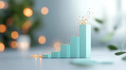 A stacked bar chart visualizing data proportions across multiple categories, highlighting comparisons.