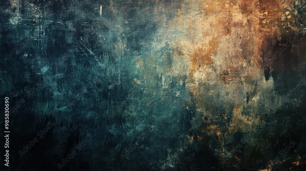 Poster abstract grunge textured background with distressed patterns and dark tones for dramatic effect