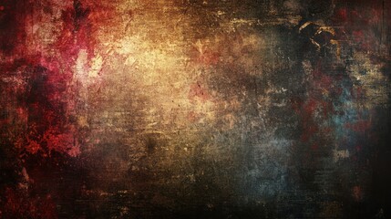 Obraz premium Abstract grunge textured background with distressed patterns and dark tones for dramatic effect
