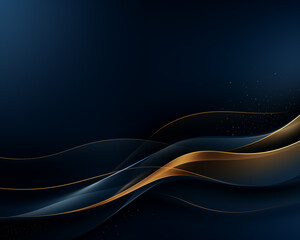 blue gold luxury abstract background image