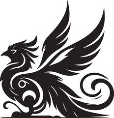 Flying bird silhouette vector, Minimalist bird silhouette, Bird silhouette vector, Bird flying vector, Bird silhouette clip art
