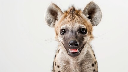 Obraz premium A Smiling Hyena Portrait