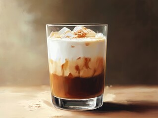 chocolate with whipped cream