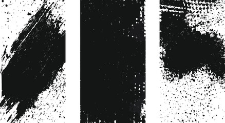 black and white grunge background, Abstract grunge black and white distressed texture background
