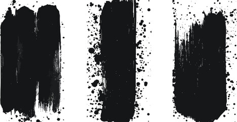 Abstract black grunge on white distressed texture background
