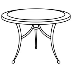 table line art vector illustration