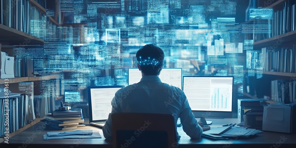 Poster expert utilizing artificial intelligence for advanced document analysis and data management in a dig