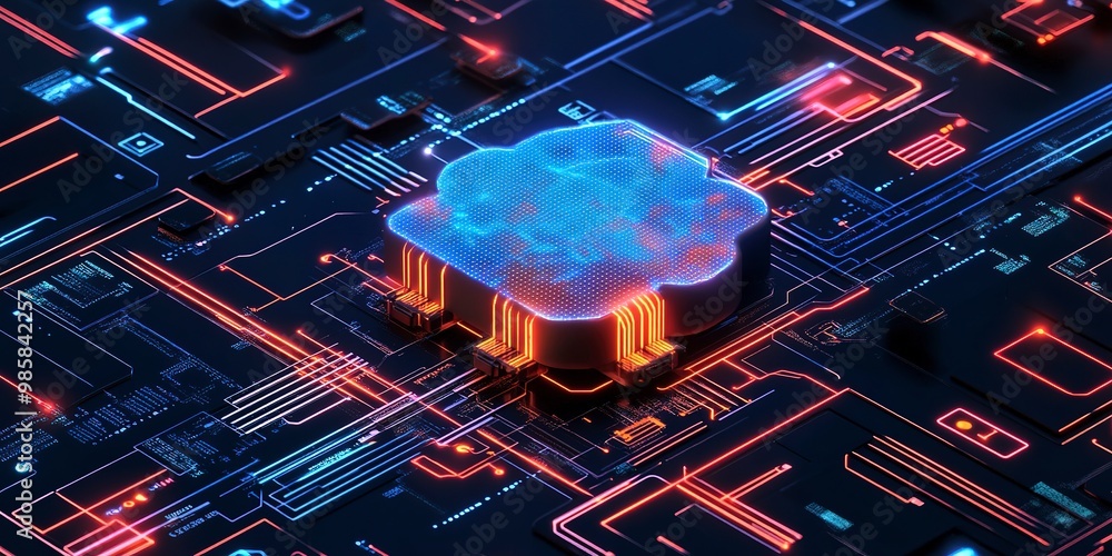 Poster embrace ai innovation to modernize and streamline your business operations for seamless data process