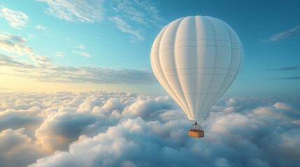 Obraz premium A flying Parachute balloon .