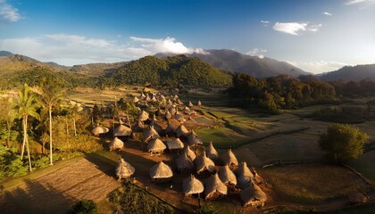 Remote villages surrounded by nature.