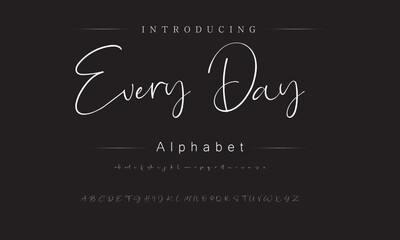 Smooth Brush Lettering Font