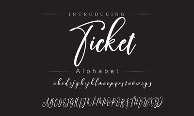 Dynamic Brush Script Font in Creative Digital Projects