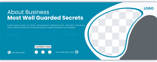 Facebook cover design template,Business promotion and corporate facebook cover template