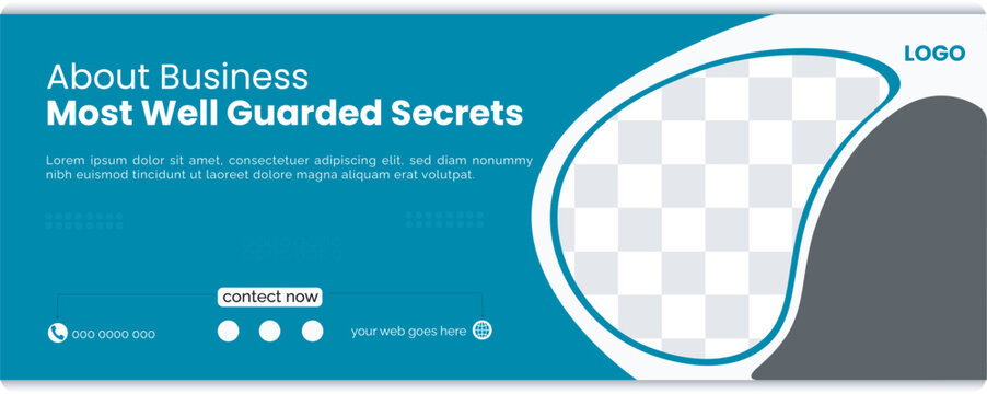 Facebook cover design template,Business promotion and corporate facebook cover template