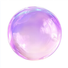 Obraz premium illustration of a bubble a white background