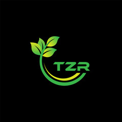 Abstract lette TZR Logo design