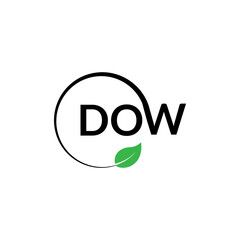 DOW logo design for digital and any other service company