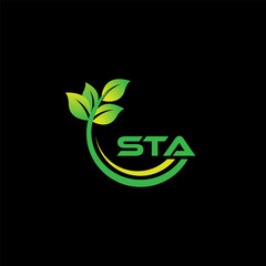 STA logo design for digital and any other service company