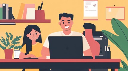 person working on laptop in cafe