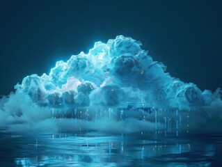 Abstract Cloud Computing Visualization with Digital Data