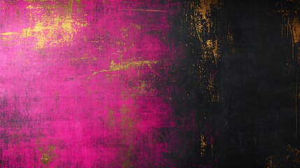 Fototapeta premium Abstract Textured Background with Pink, Black, and Gold Tones