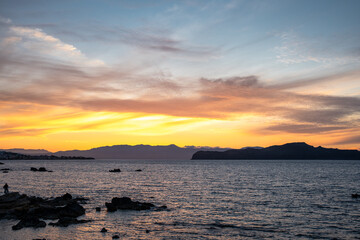 Fototapeta premium Crête, île grecque, plage, montagne, randonnées, architecture, paradis
