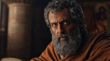 Paul the Apostle, photorealistic