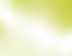 若草色のグラデーションの和柄背景　幾何学模様
