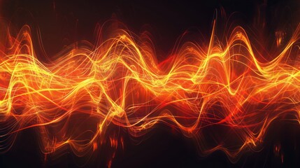 Abstract Fire Waves