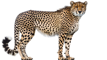 Cheetah isolated on transparent background, png