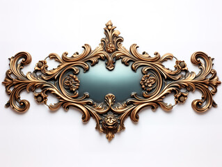 Awesome Square border frame adorned background mockup