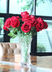 Beautiful artificial flowers for decoration