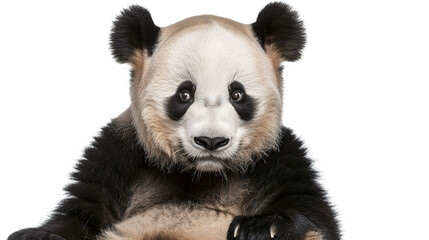 Naklejka premium Giant Panda isolated on transparent background, png