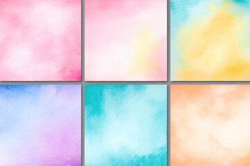 Abstract watercolor texture with vibrant colors in a grid pattern.