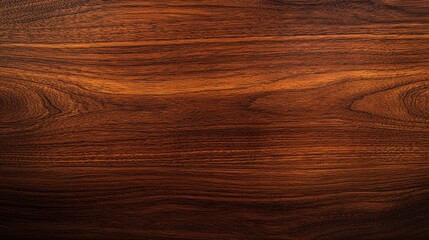 Naklejka premium Dark Teak Wood Surface with Smooth Polish