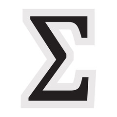 Greek Alphabet Letters Icon Set, Fraternity, Sorority Symbols, Mathematical and Scientific Vector Icons, Alpha, Beta, Gamma, Delta, Epsilon, Zeta, Eta, Theta, Iota, Kappa, Lambda, Mu, Nu, Xi, Omicron,