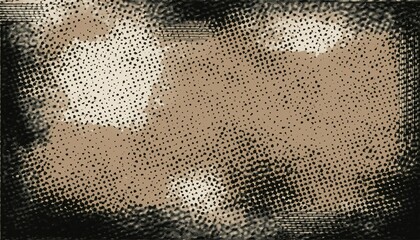 Distressed overlay texture background with a grunge effect An abstract halftone illustration. Generative Image