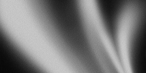 Dark gradient grainy texture featuring smooth transitions from deep black to lighter shades of gray, creating a moody abstract background. abstract banner header cover design