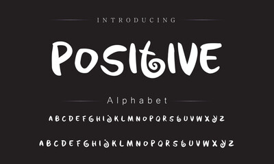 Dynamic Brush Lettering Style