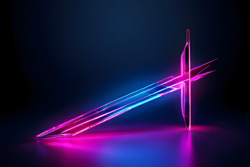 abstract background with glowing lines