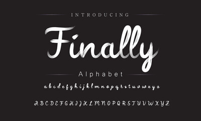 Artistic Brush Typography Font