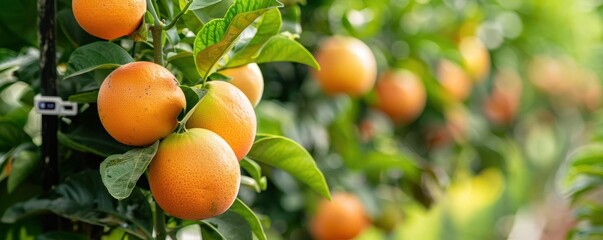 Digital sensor monitoring the ripeness of fruits in an agricultural setting, food tech, precision agriculture