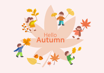 autumn and fallen leaves