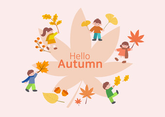 autumn and fallen leaves