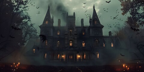 Vibrant Orange Flower with Glowing Warm Background
