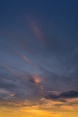 Beautiful sunset Vertical photo background for iPhone 16 and smart phones