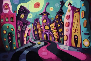 Surreal Candy Street